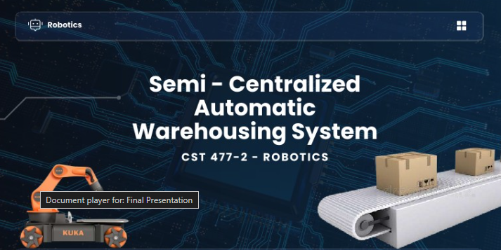 Semi-Centralized Automatic Warehouse Management System